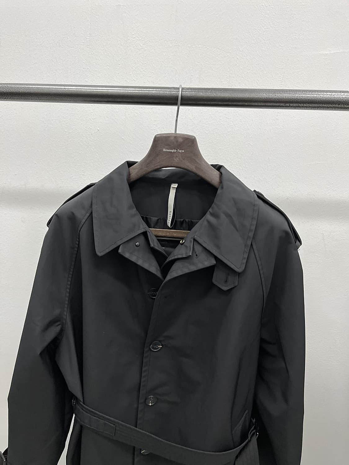 105) 노이어 신서틱 레이어드 트렌치코트  상품이미지3