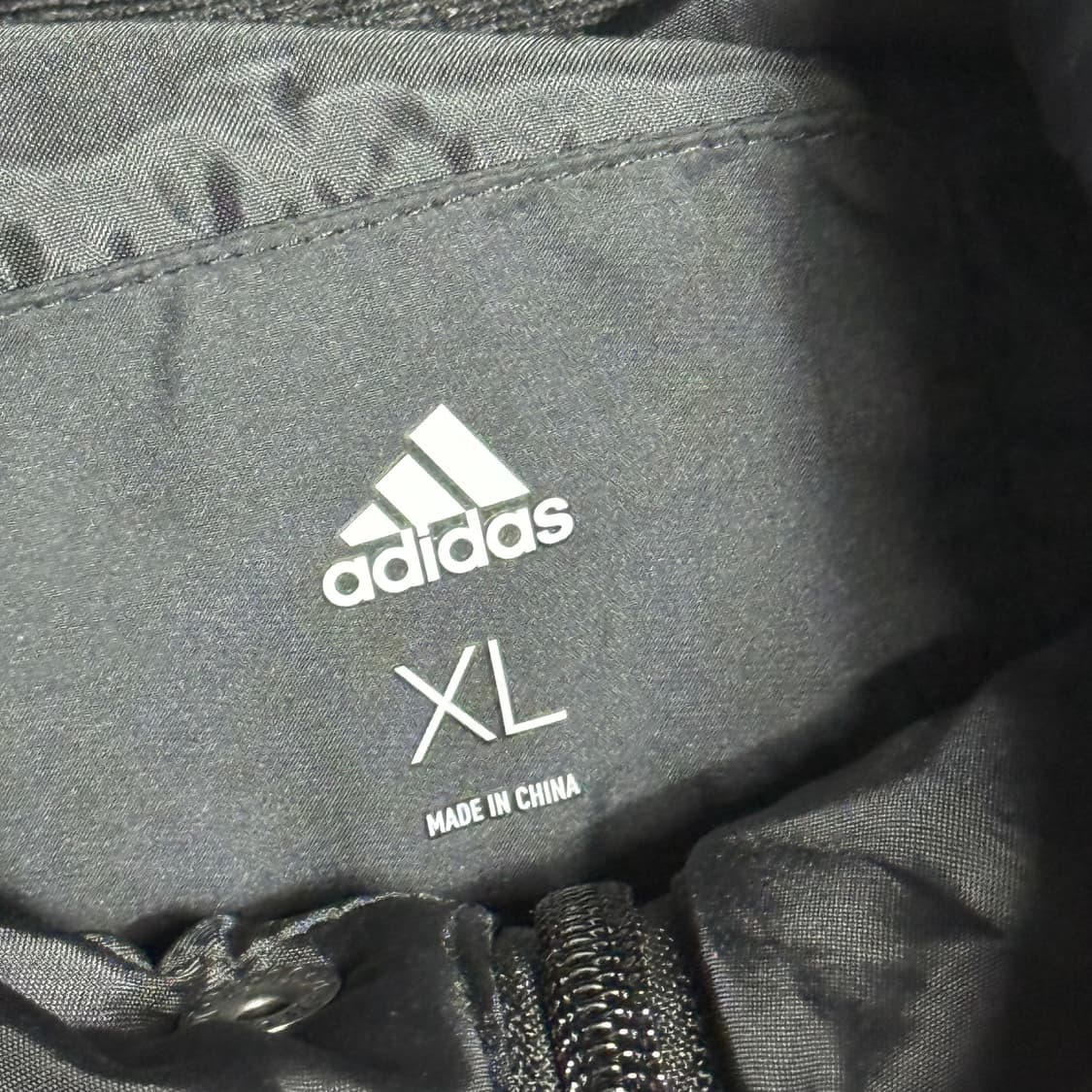 XL 아디다스 구스다운 삼선 블랙 롱패딩 상품이미지4