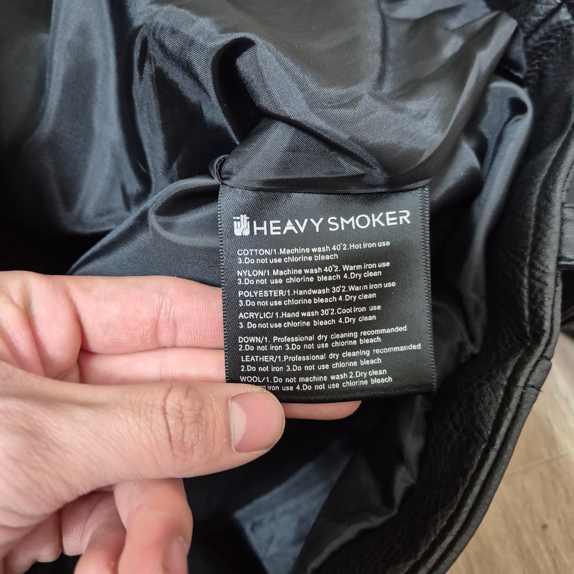 HEAVY SMOKER 헤비 스모커 레더 라이더 가죽자켓 XL(105) 상품이미지5