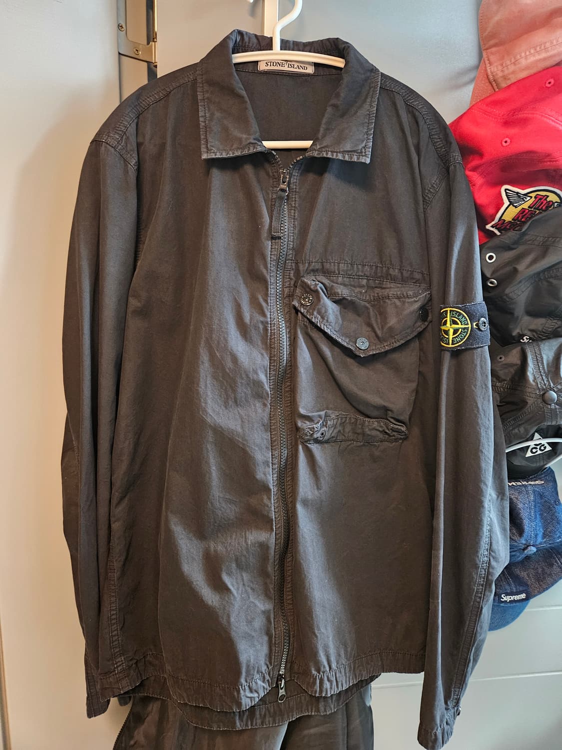 스톤아일랜드 올드이펙트 오버셔츠 L 상품이미지1