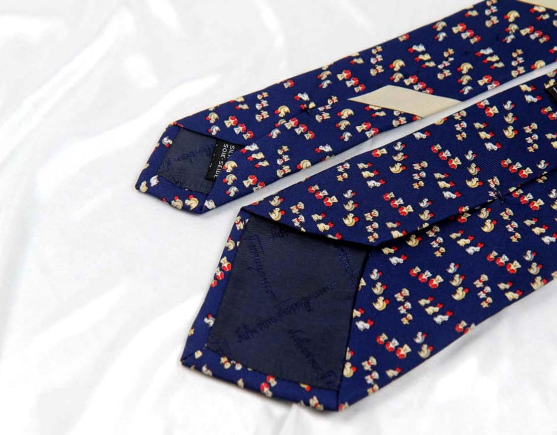 페라가모 9cm A-등급 명품넥타이 상품이미지4