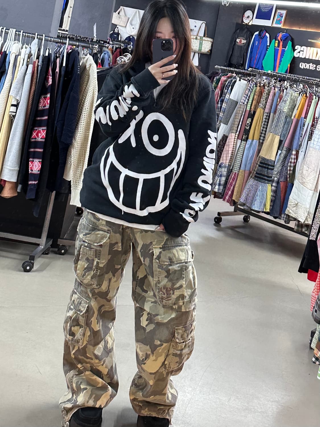 아디X앙드레 하프집//아베 카모카고바지 상품이미지1