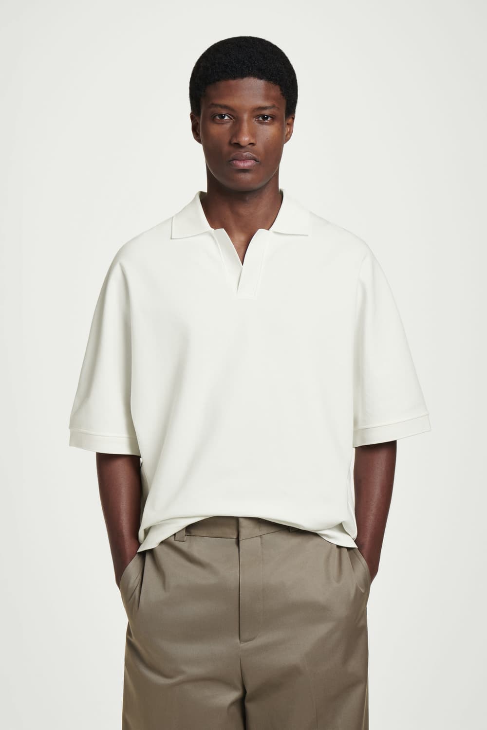 COS 오픈 카라 니트 롱슬리브 상품이미지7