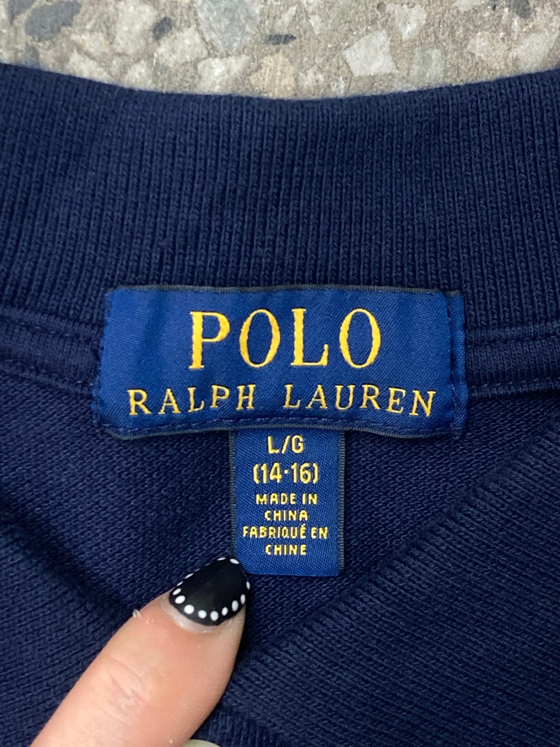 polo ralph lauren 네이비 카라티  상품이미지4