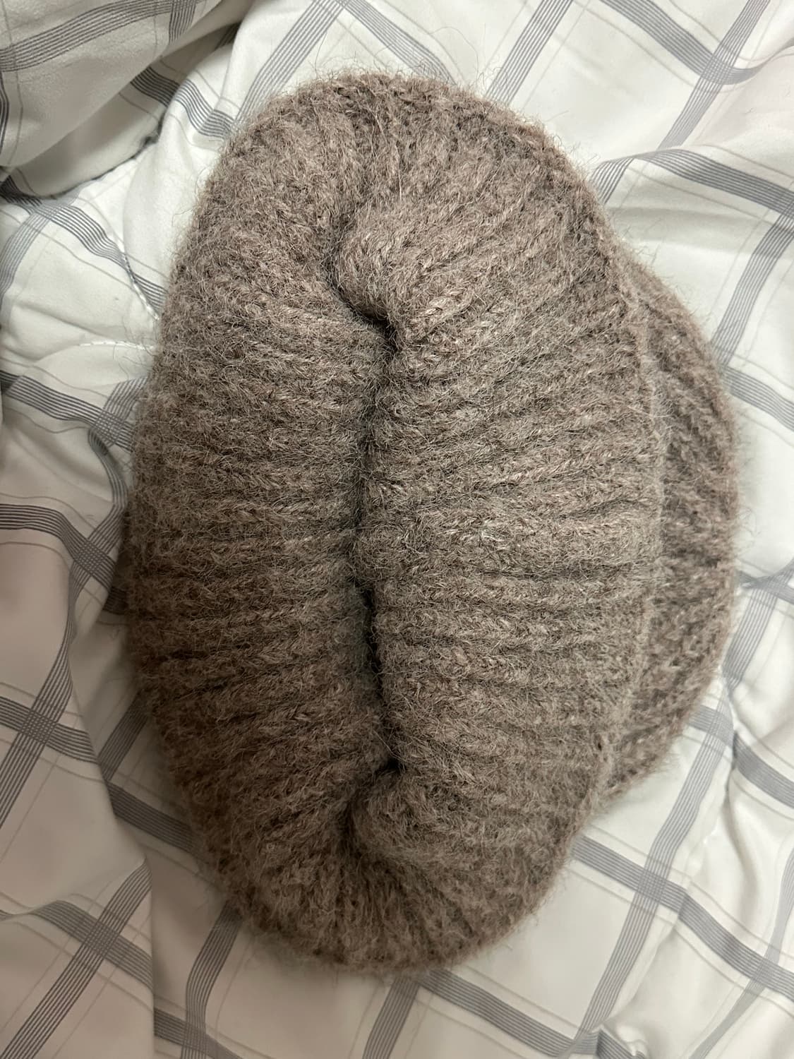 오들리워크샵 비니 Beige Fuzzy-Wuzzy Beanie 상품이미지4