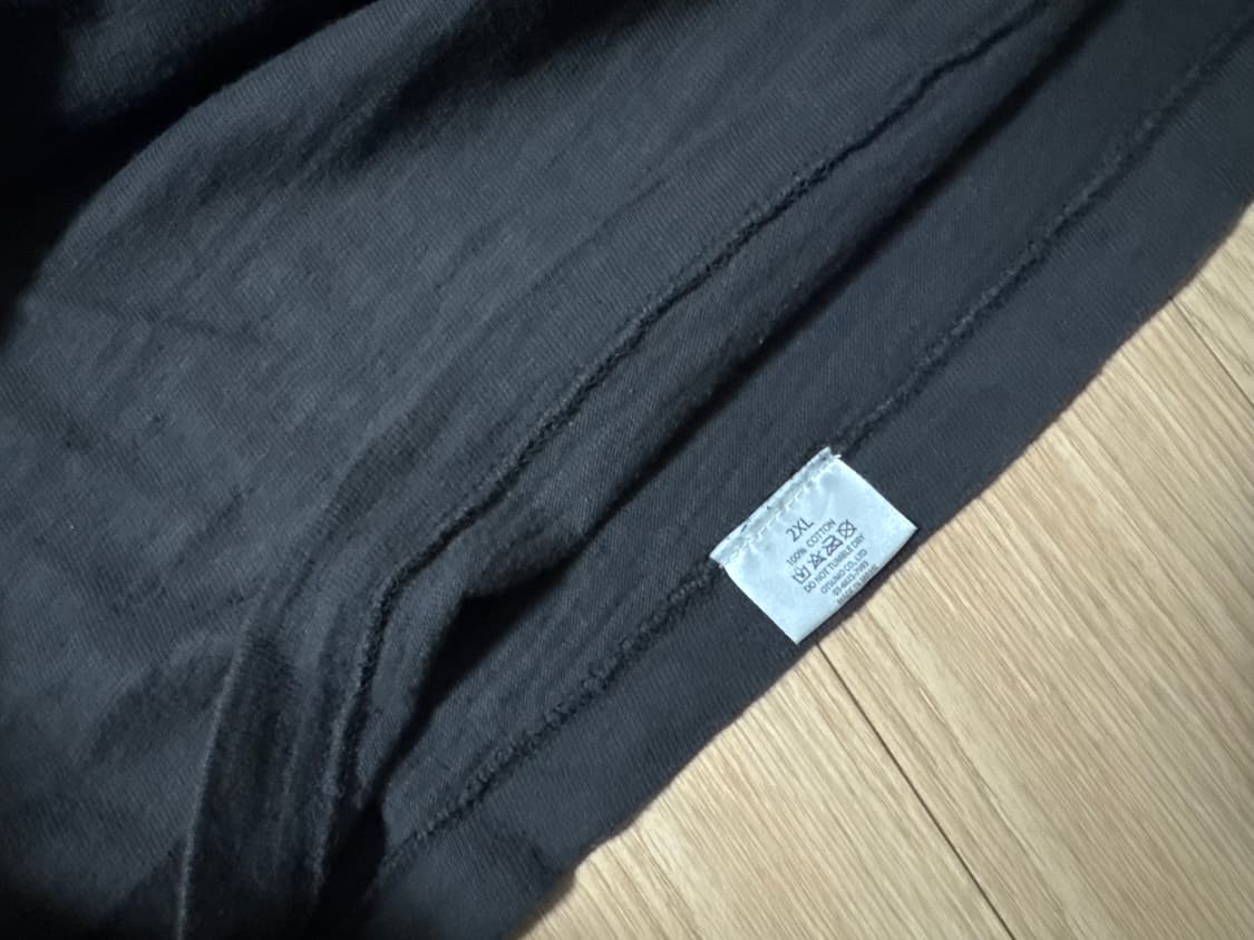 휴먼메이드 하트 티셔츠 블랙 블루 2XL 상품이미지3