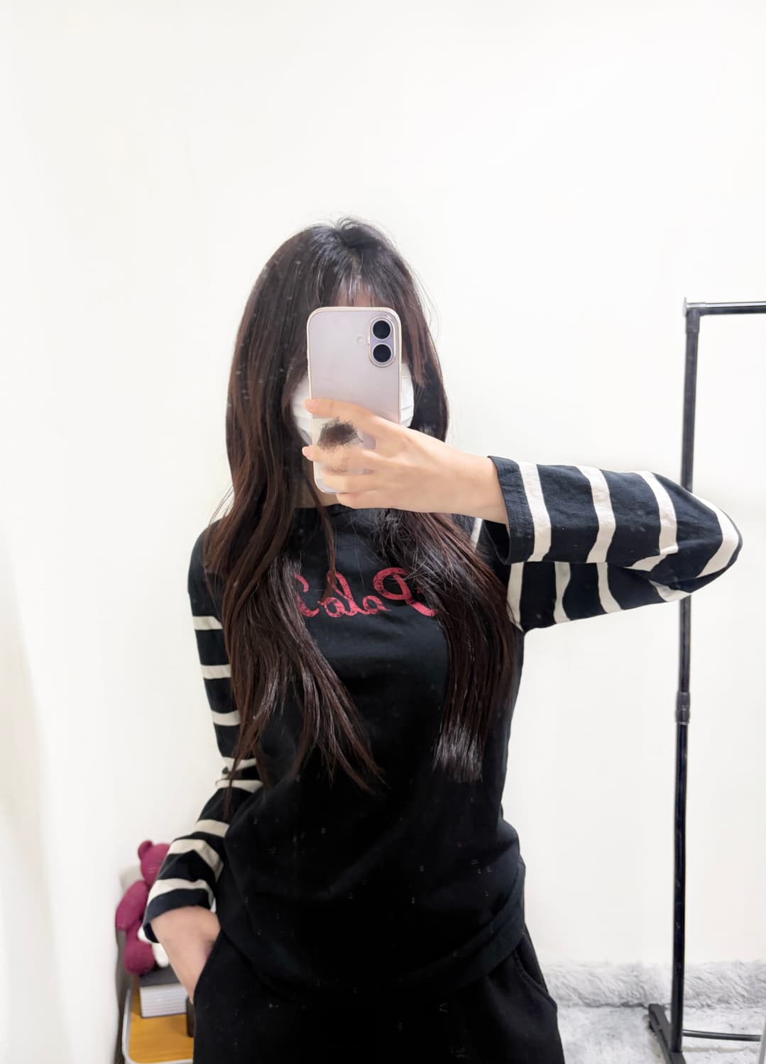 폴로 랄프로렌 00s y2k 백자수 슬리브리스(m)국내유일 상품이미지2