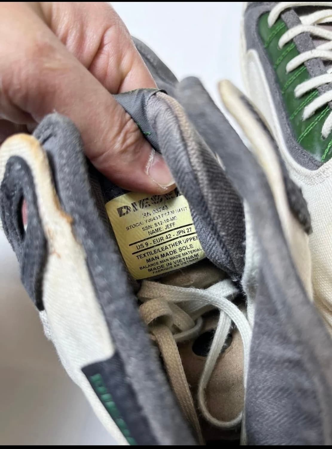 디젤 00's 바이크 배색 하이탑 스니커 즈 Q1406 상품이미지10