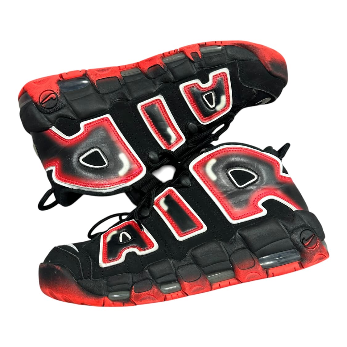 ✨ (바배) 나이키 에어 업템포 검빨 275mm 상품이미지3