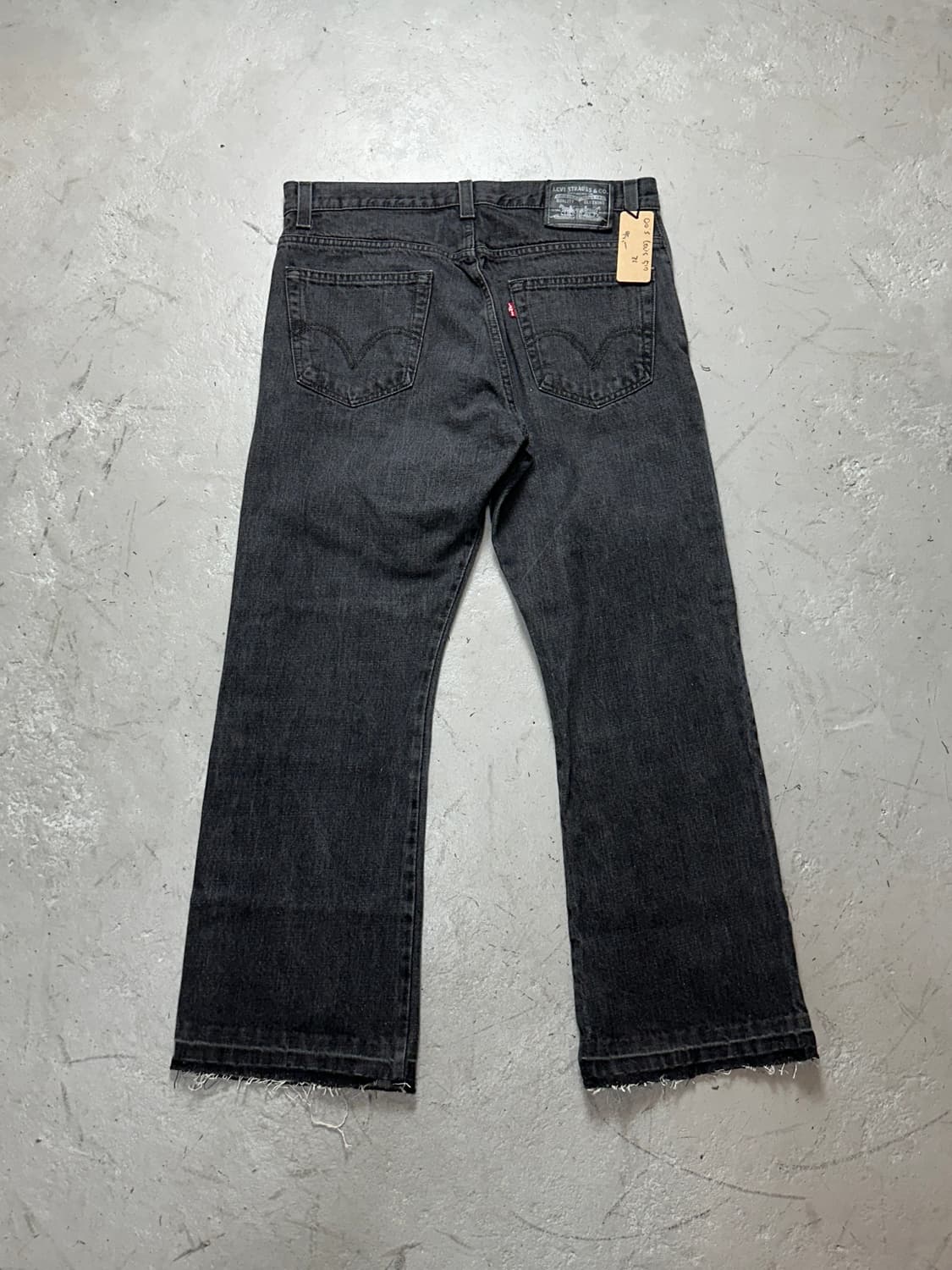 00’s 리바이스 517 블랙 부츠컷 플레어진 상품이미지4