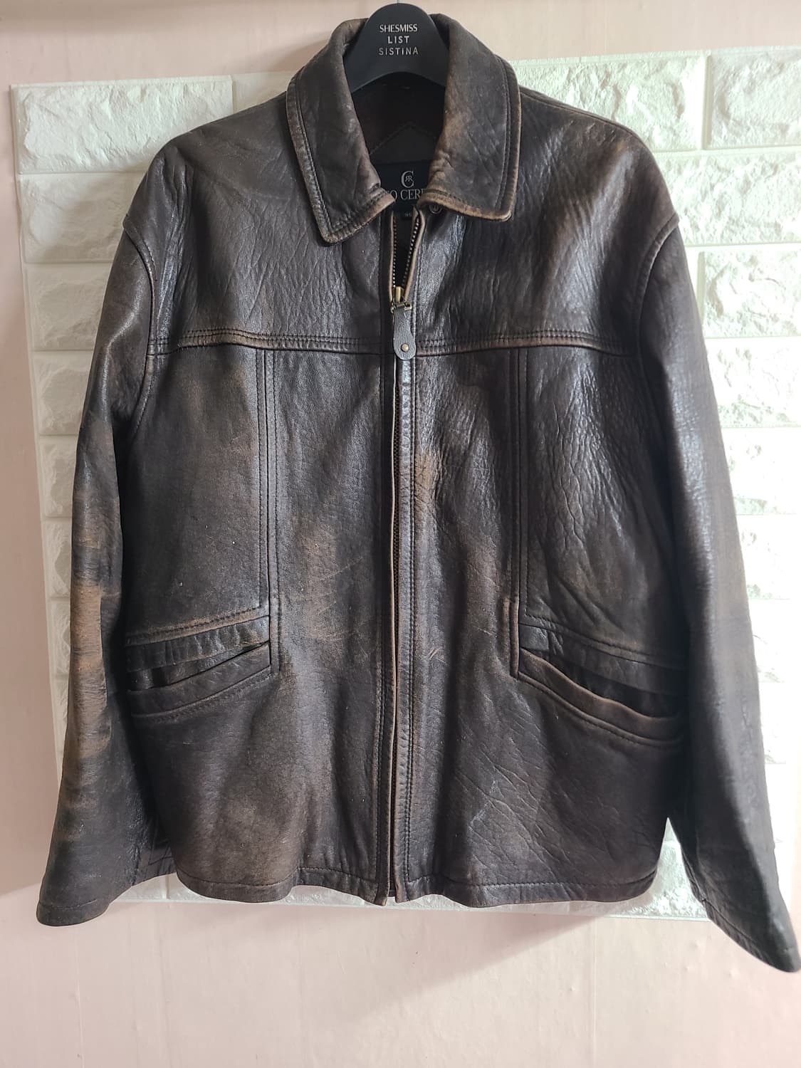 90년대 니노 세루티 양가죽 자켓(95) 상품이미지1