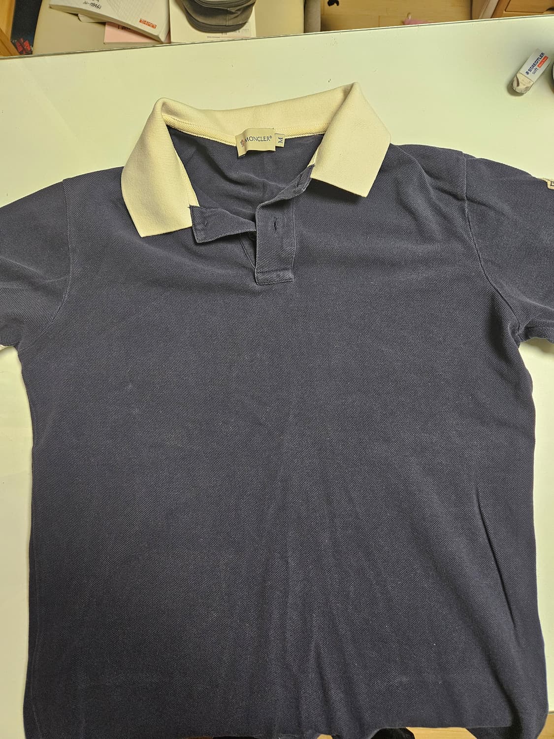 정품)몽클레어 반팔 카라티 상품이미지1