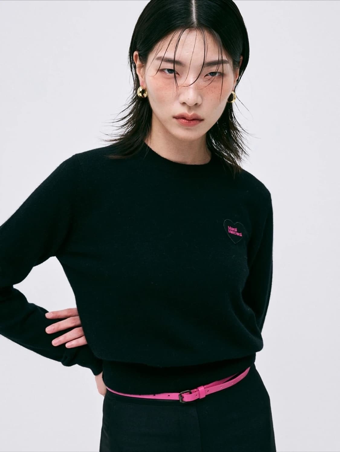 마르디메크르디 니트 티셔츠 상품이미지1