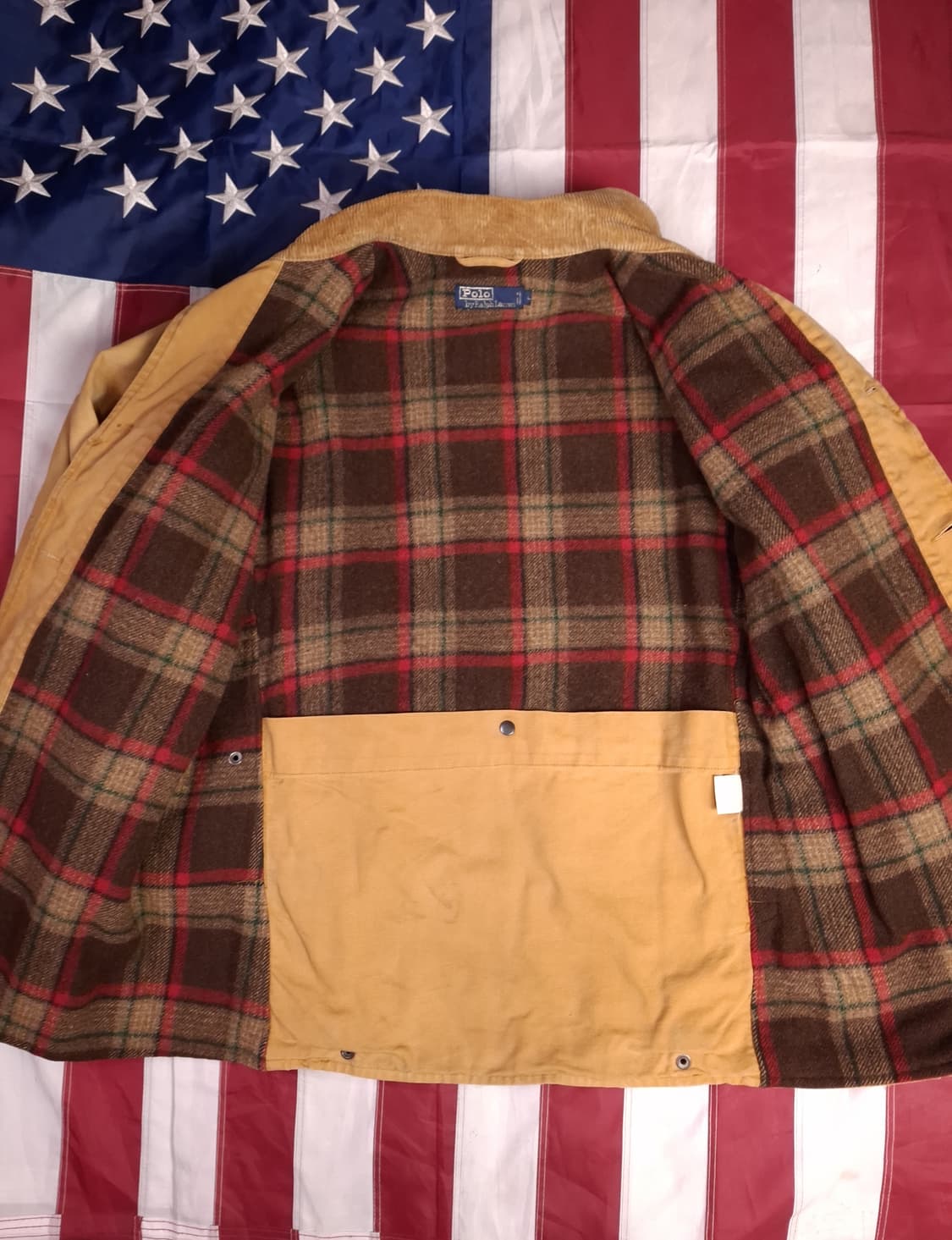 오리지날 80's 일본판 랄프로렌폴로 구형 모호크 헌팅 자켓 상품이미지8