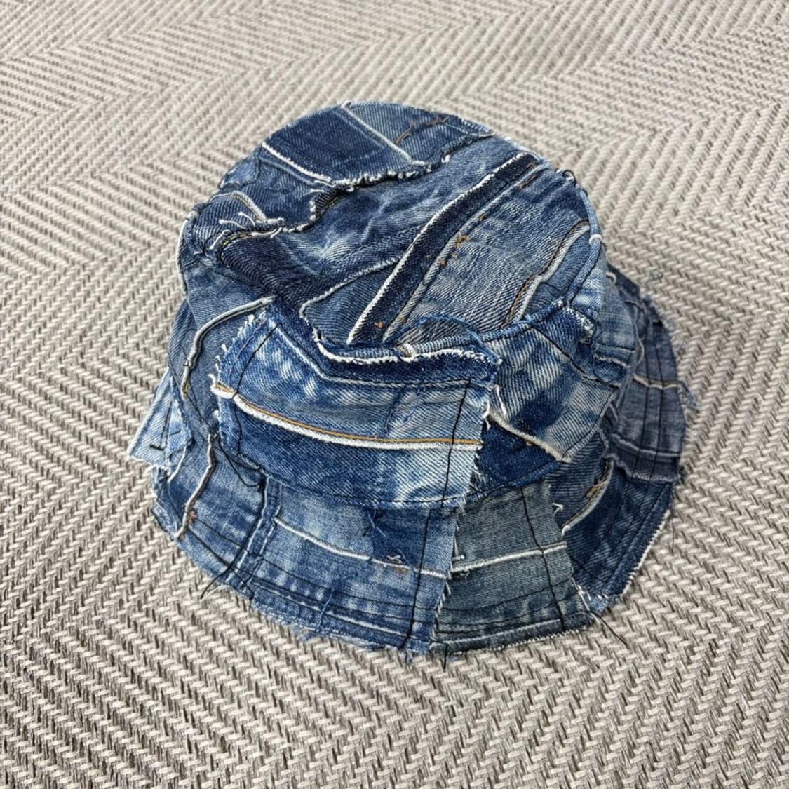 패치워크 데님 버킷햇 v2425 상품이미지2