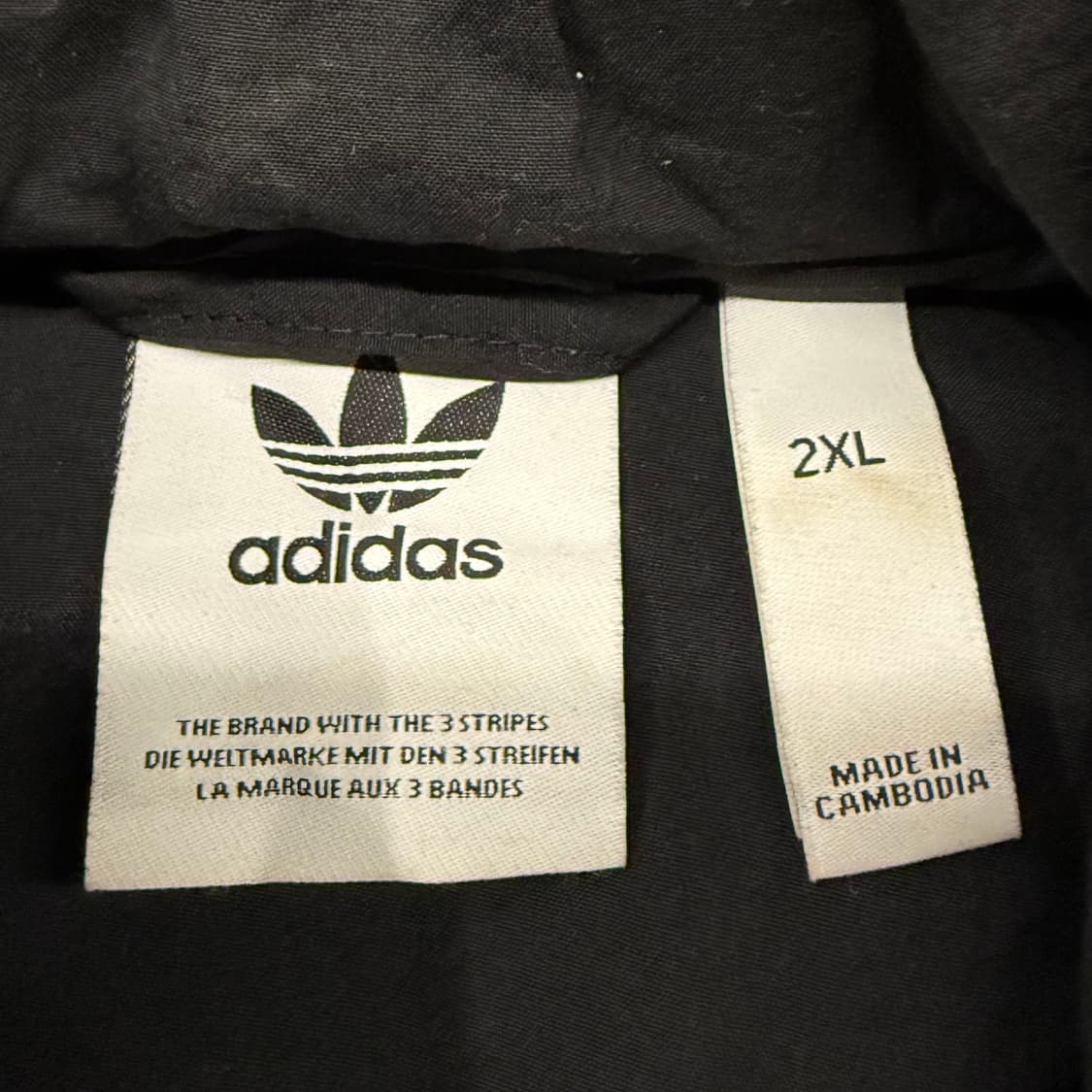 [정품/2XL] 아디다스 블랙 삼선 트랙탑 져지 b17 상품이미지5