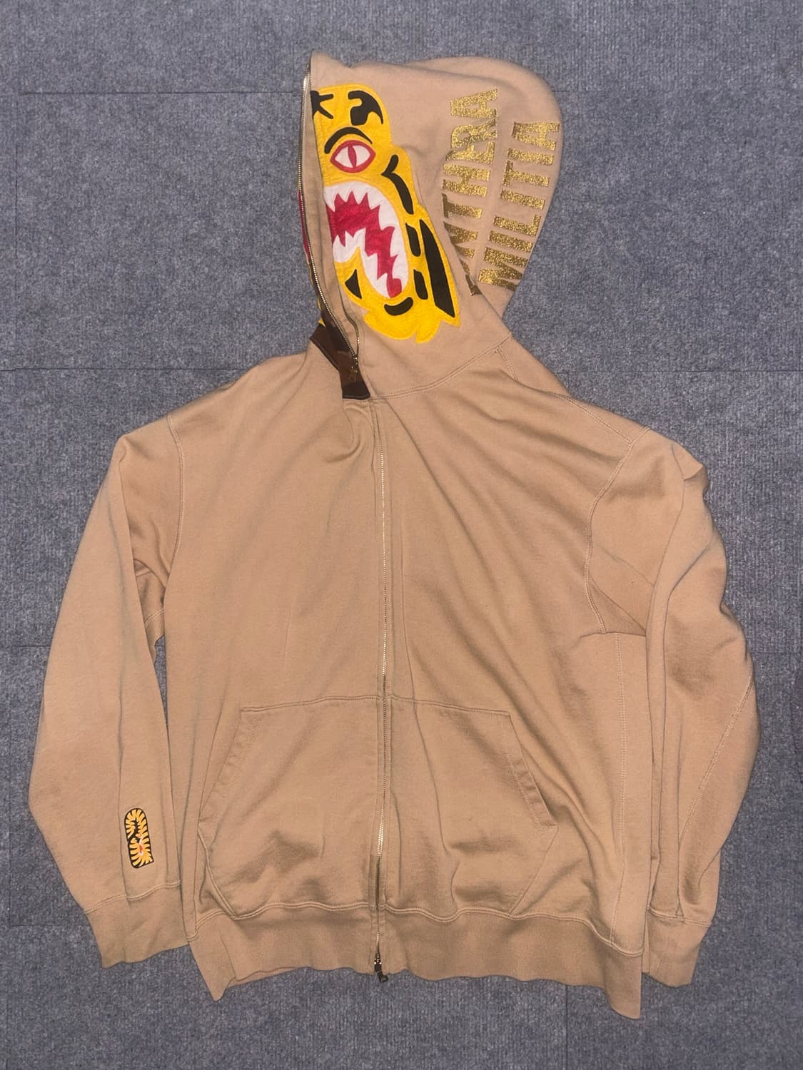 베이프OG 브라운카모 타이거후드 L 상품이미지1