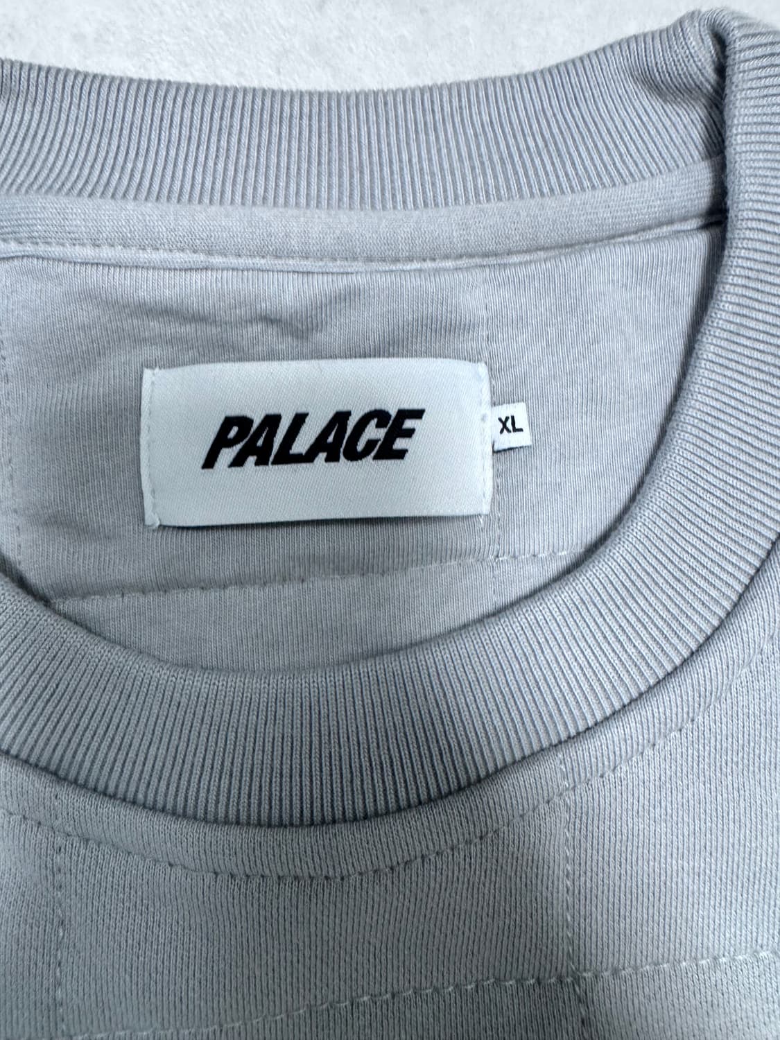 (중고/XL) palace p stuff crew grey XL 상품이미지6