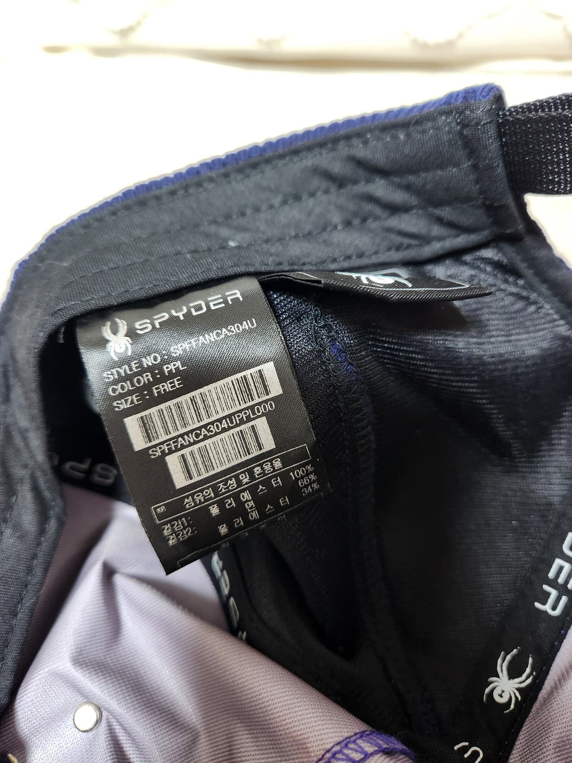 (새상품)스파이더 스냅백 프리 상품이미지7