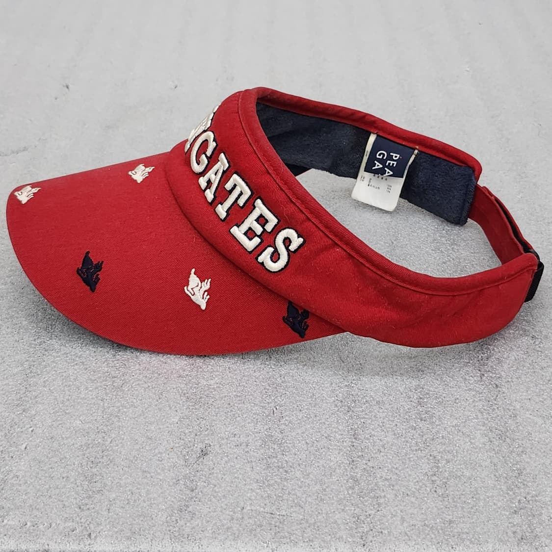 PEARLY GATES 정품 썬캡 레드 56cm 상품이미지3