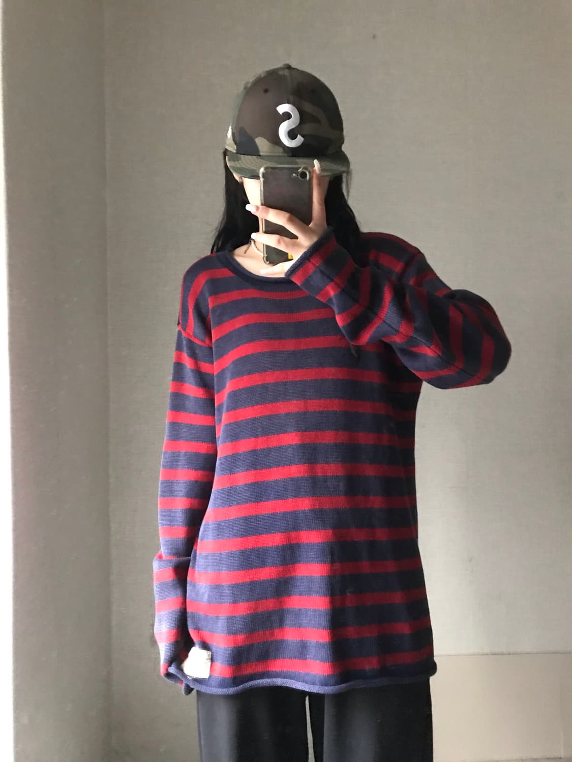 폴로 진스 스트라이프 루즈핏 니트 상품이미지2