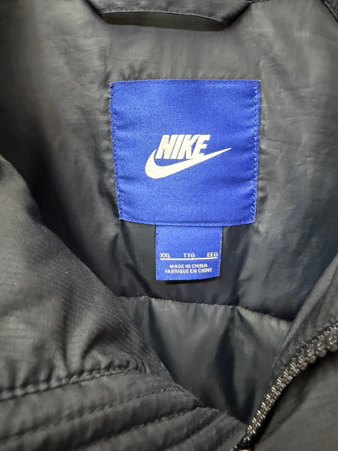 정품) 나이키 남성 블랙 롱패딩 XXL  상품이미지6