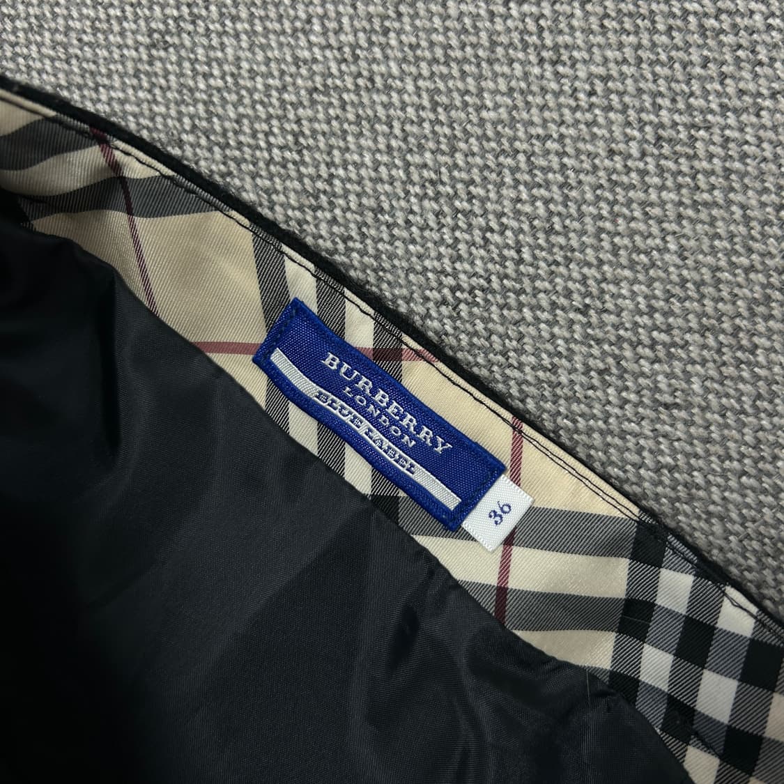 버버리 블루라벨 울 트위드 스커트(36) 상품이미지3