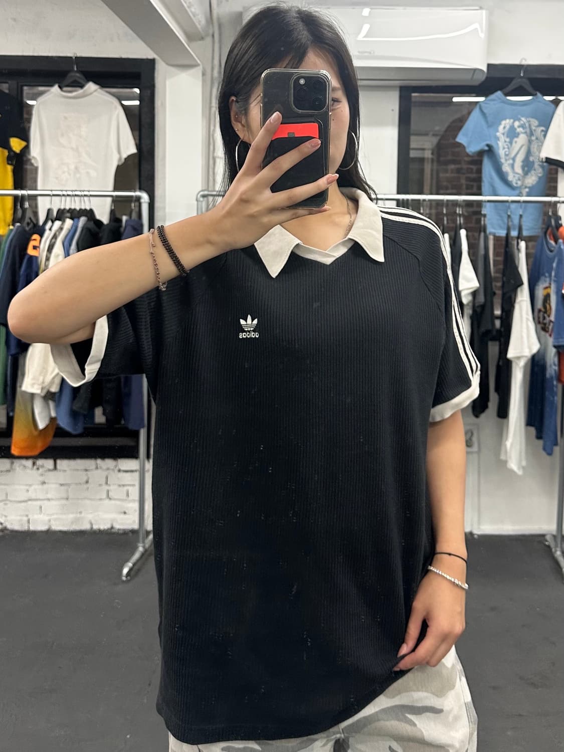 아디다스 와플 카라 티셔츠 상품이미지2