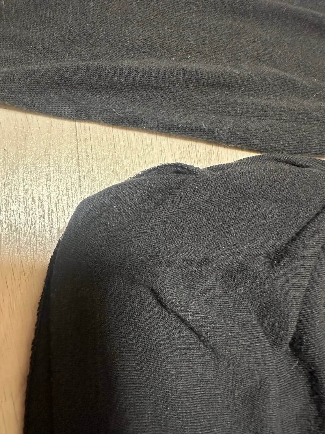 LCDC 언발란스 후디 블랙 상품이미지3