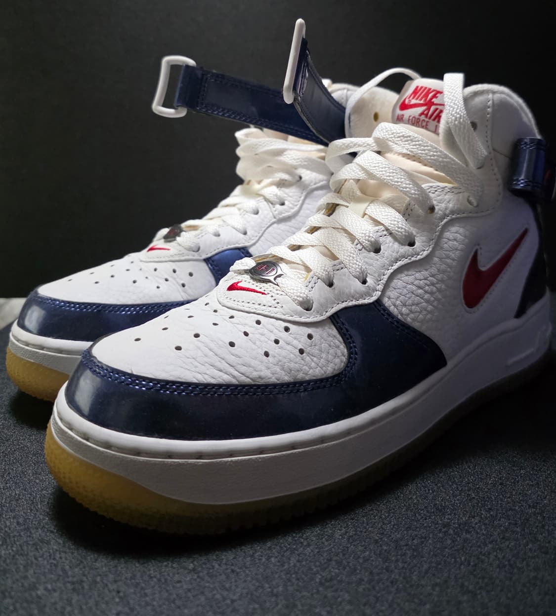 나이키 에어포스 1 미드 유니버시티 인디포스 240 US6 상품이미지1