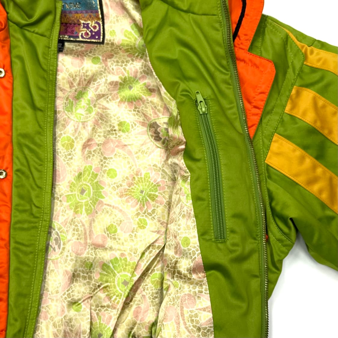 Lime green vintage retro bomber 상품이미지6