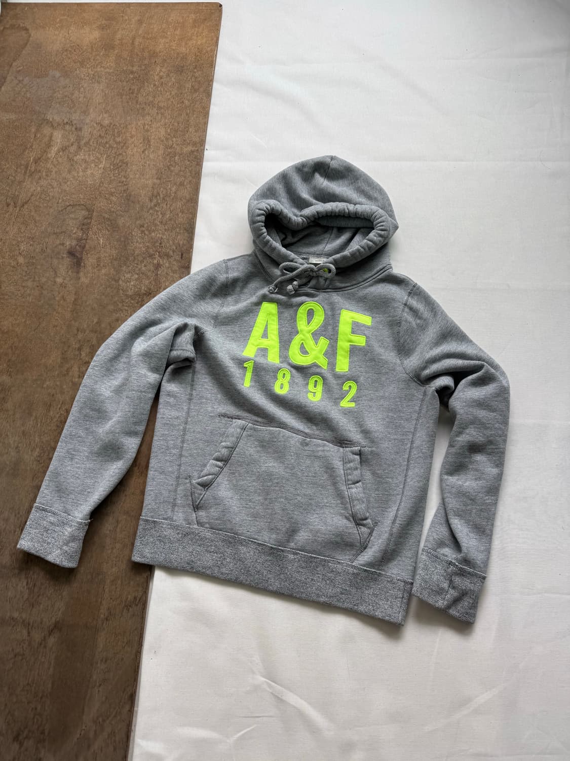 abercrombie 아베크롬비 형광 자수 패치 후드 상품이미지2