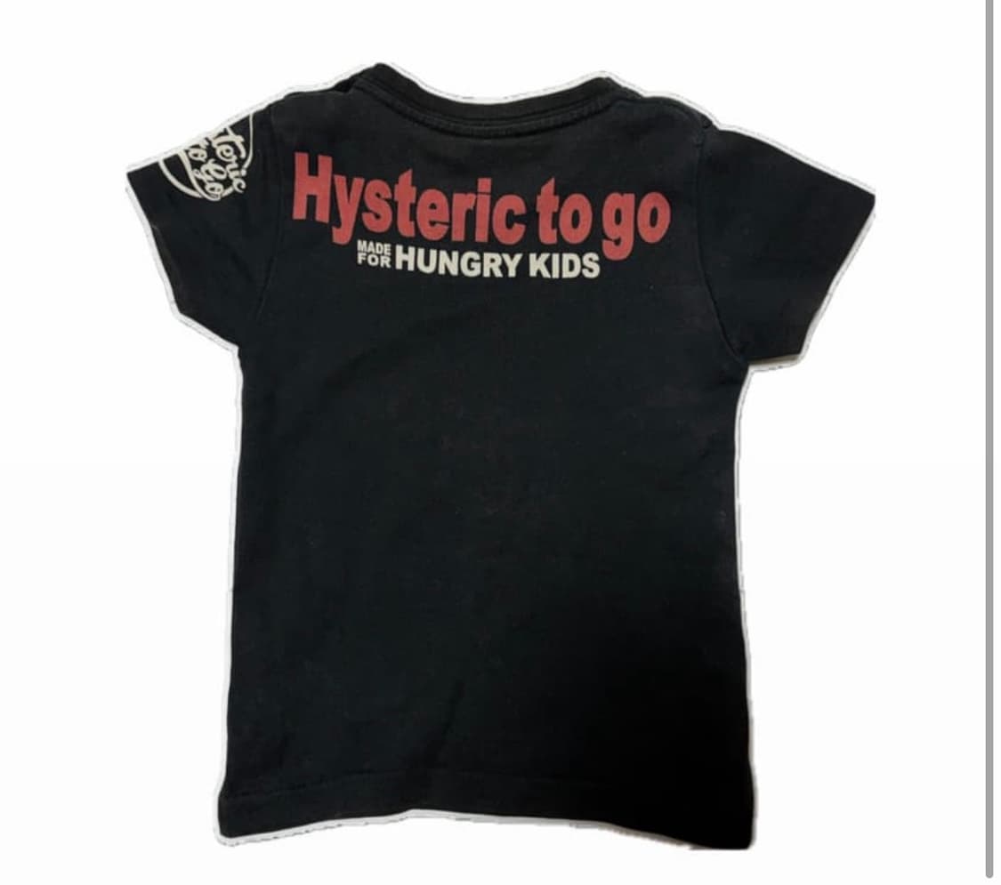 히스테릭 글래머 미니 딱붙 크롭 반팔티 상품이미지2