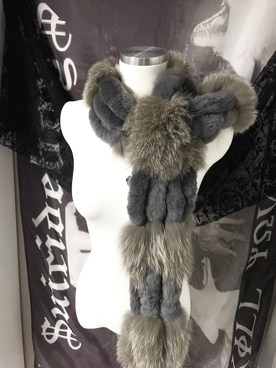 폭스퍼 빈티지갸루머플러 핀터레스트리즈리사히피페어리그런지모리걸스나00s 상품이미지2