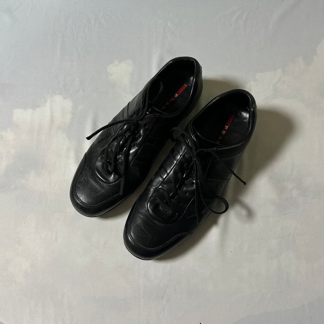 Prada sports leather sneakers 상품이미지1