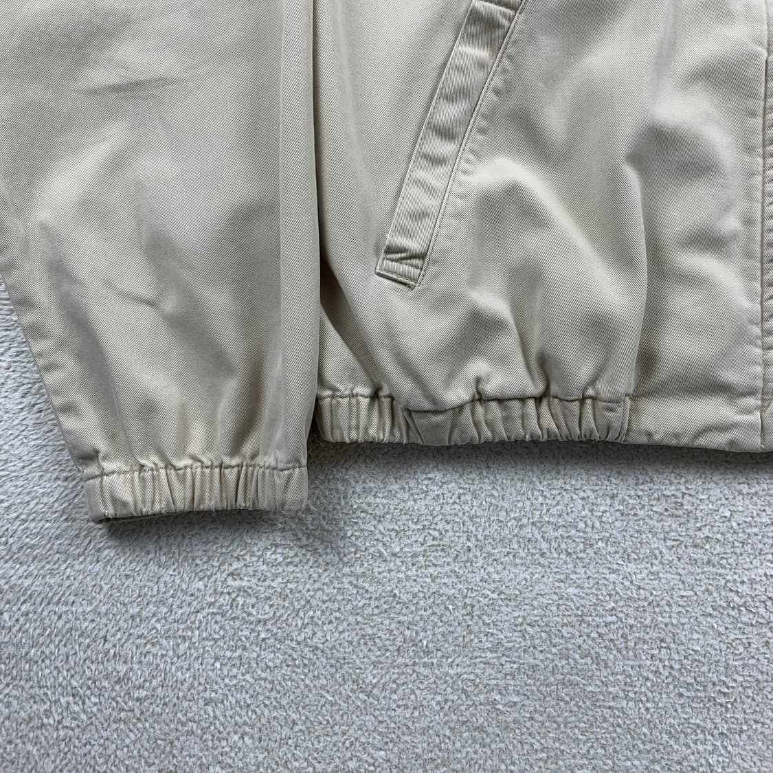 90's made in USA 폴로 랄프로렌 포니로고 베이지 스윙탑 자켓 상품이미지5