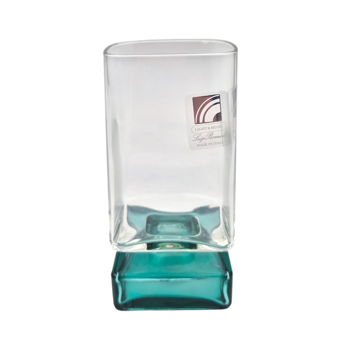 90s 이탈리아 루이지 에메랄드 스퀘어 잔 1p 상품이미지2