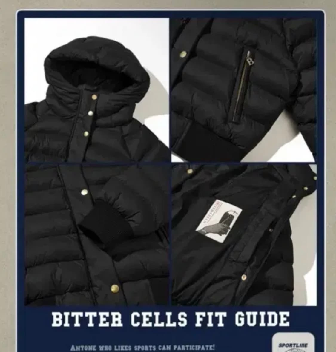 비터셀즈 블랙 푸퍼 자켓 패딩 상품이미지3