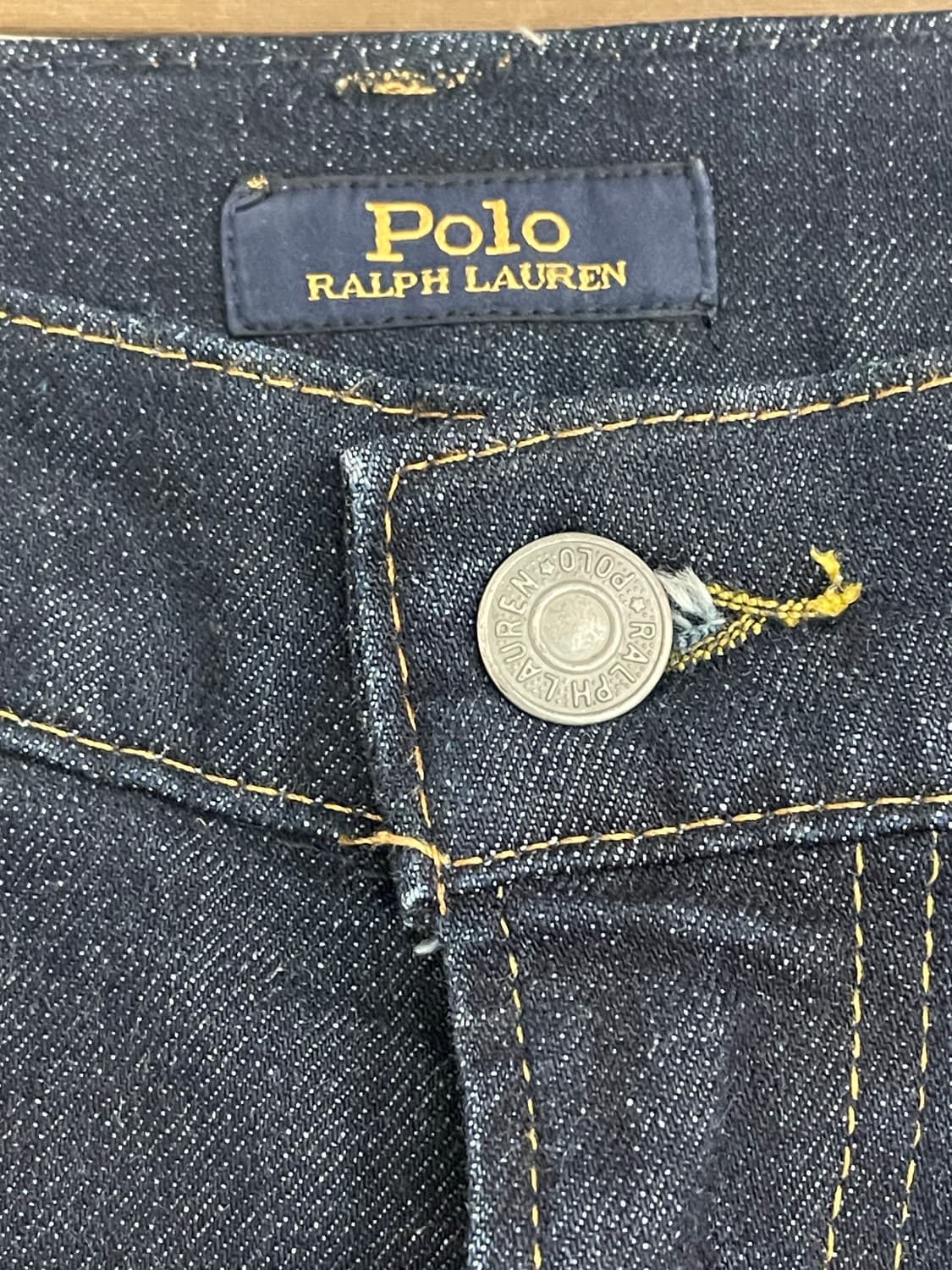 폴로 랄프로렌 설리반 슬림 다크인디고 데님 청바지33/32 상품이미지3