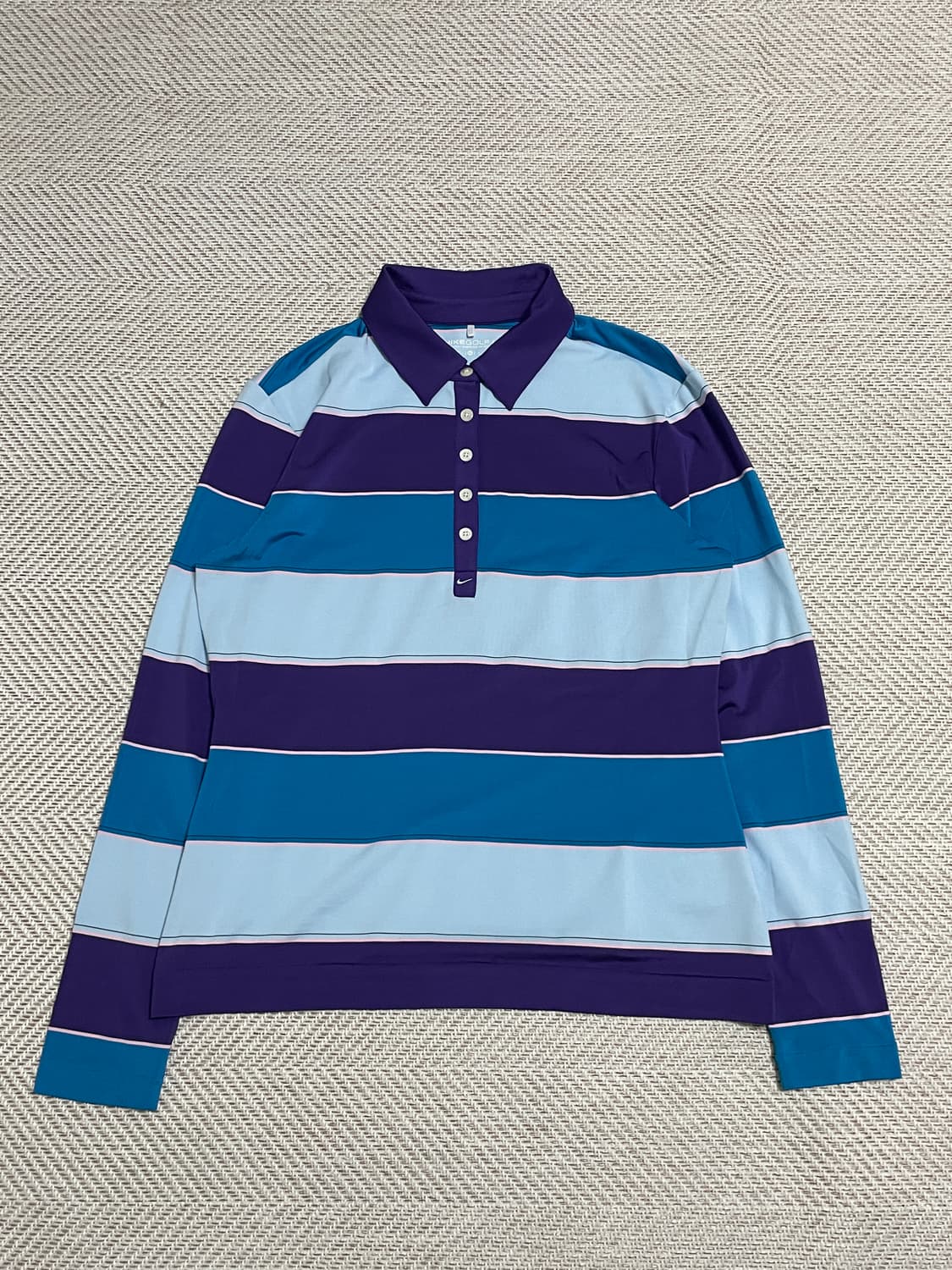 나이키 골프 드라이핏 스트라이프 긴팔티 J03274 상품이미지1