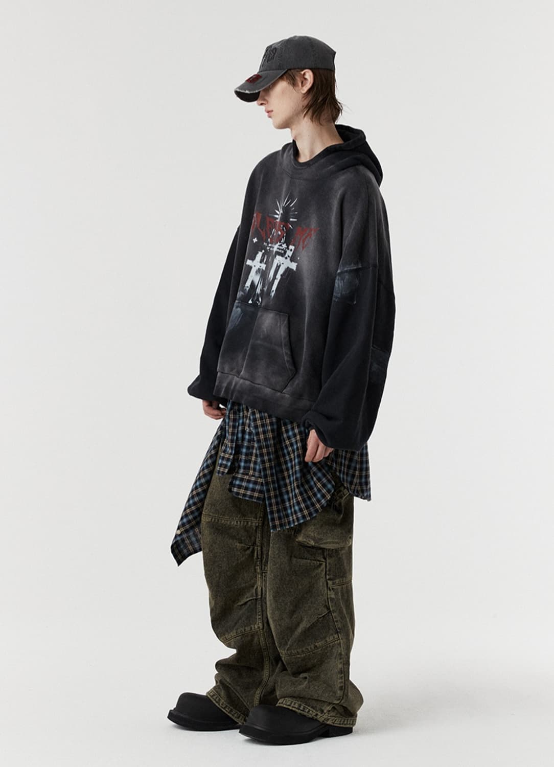 DNSR 블레스 다잉 크로스 후드 상품이미지6