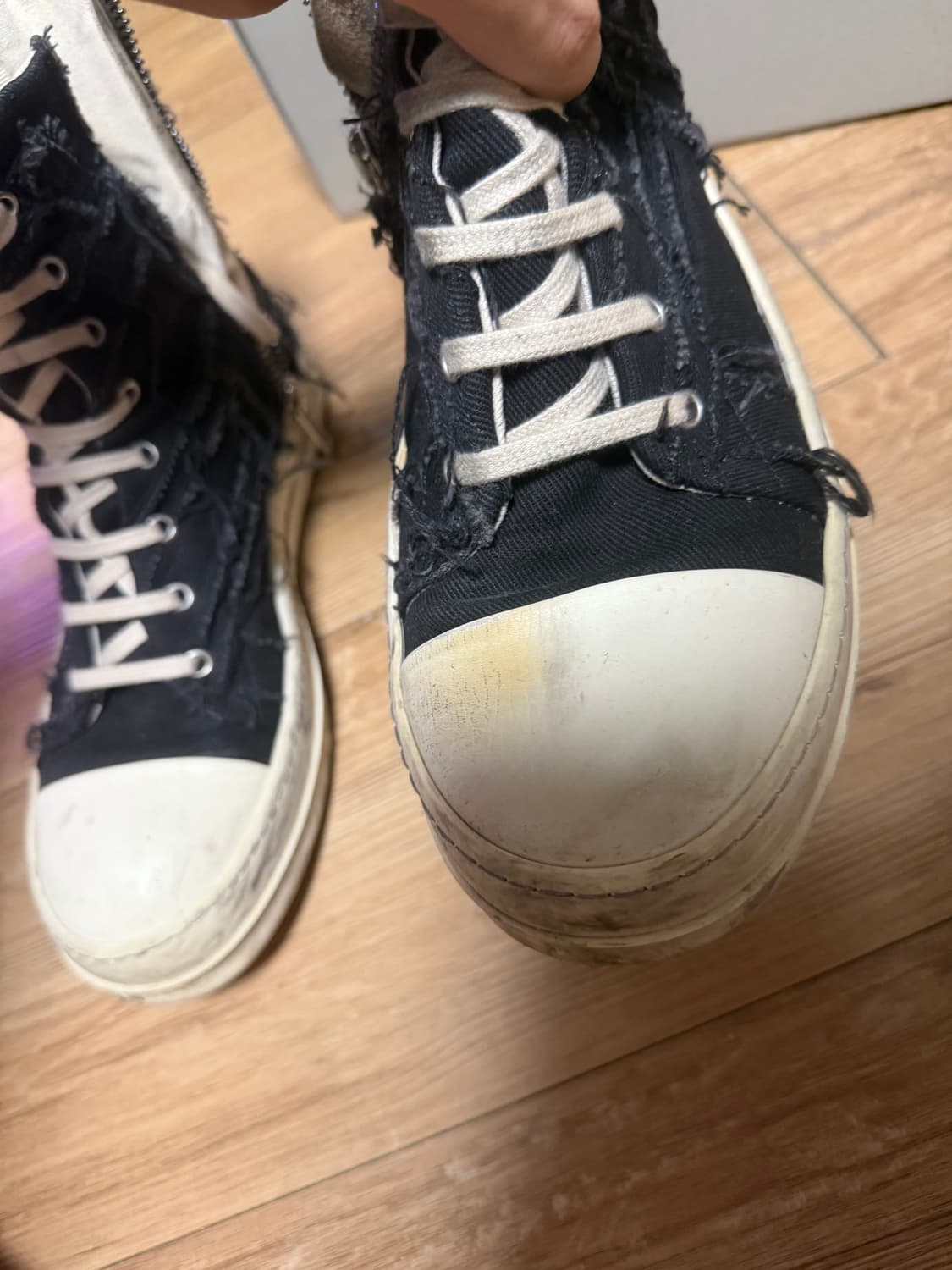 42size Rick owens 다크쉐도우 디스트로이드 이펙트스니커즈 상품이미지8