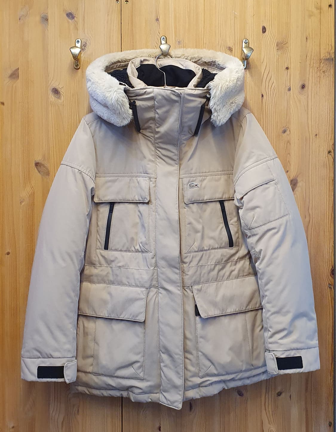 55.라코스테 헤비다운 후드패딩 상품이미지1