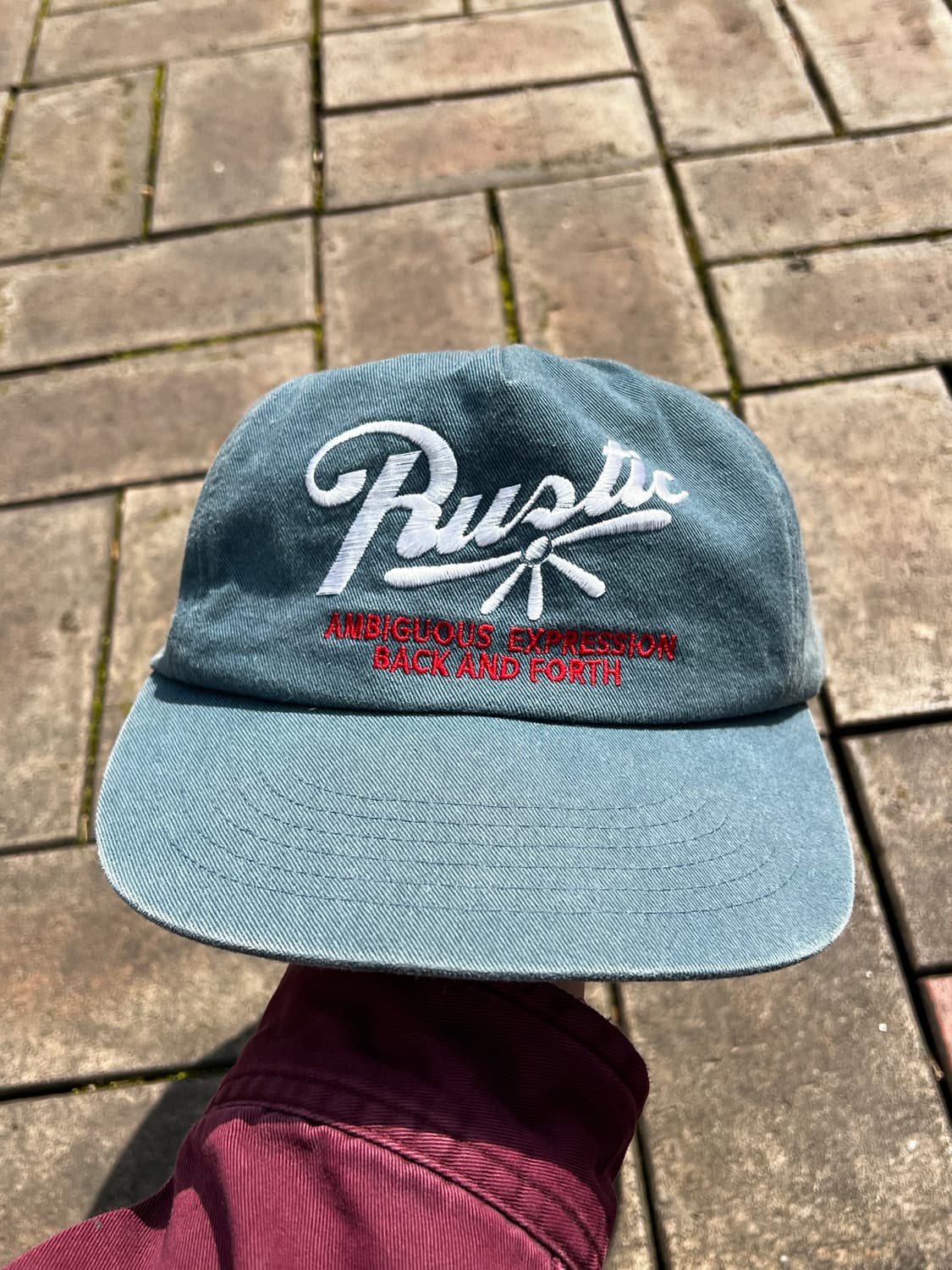 Backandforth 백엔포스 모자 워시드 블루 상품이미지1