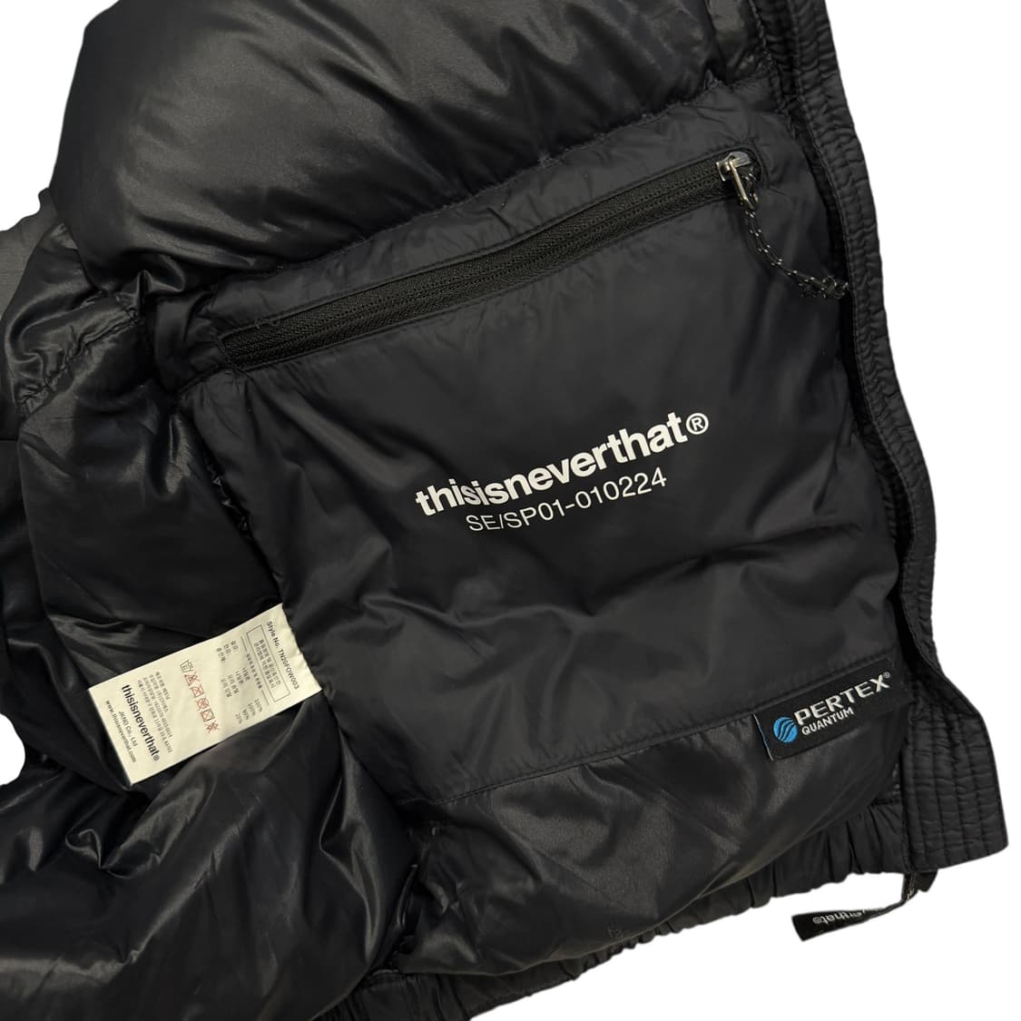 디스이즈네버댓 퍼텍스 T 다운 숏패딩 푸퍼 자켓 블랙 XS 상품이미지6