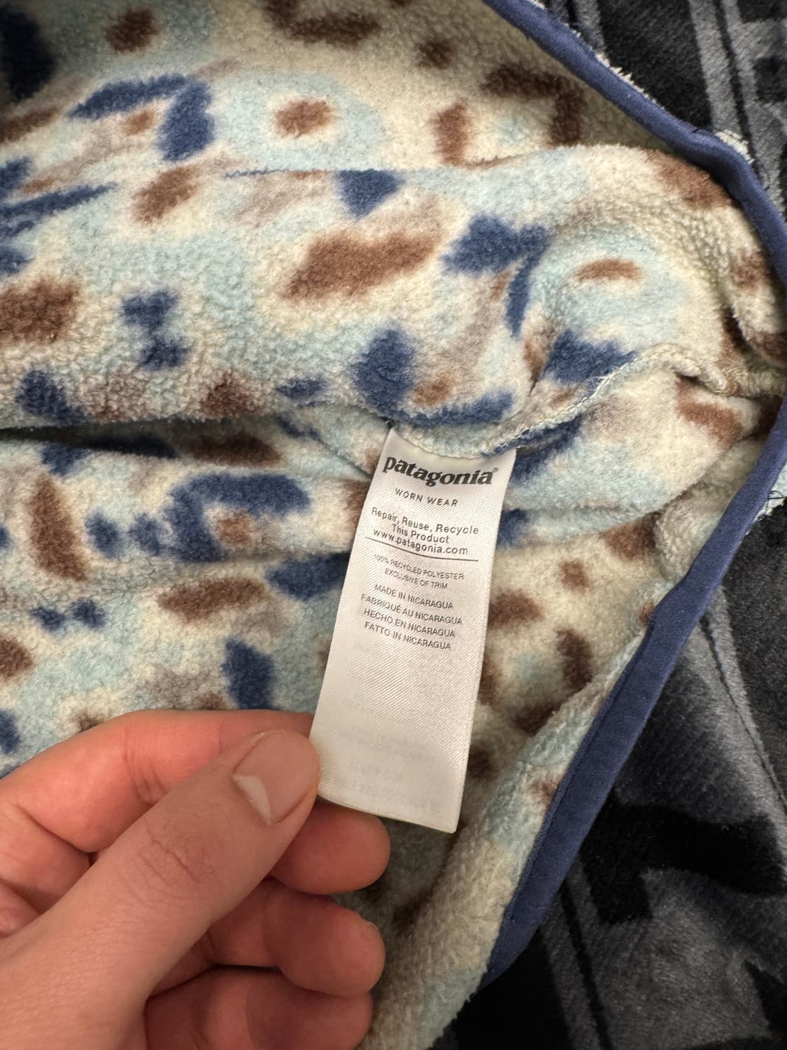 파타고니아 신칠라 스냅 티 풀 오버 툰드라 클루스터 빅 스카이 블루 상품이미지6