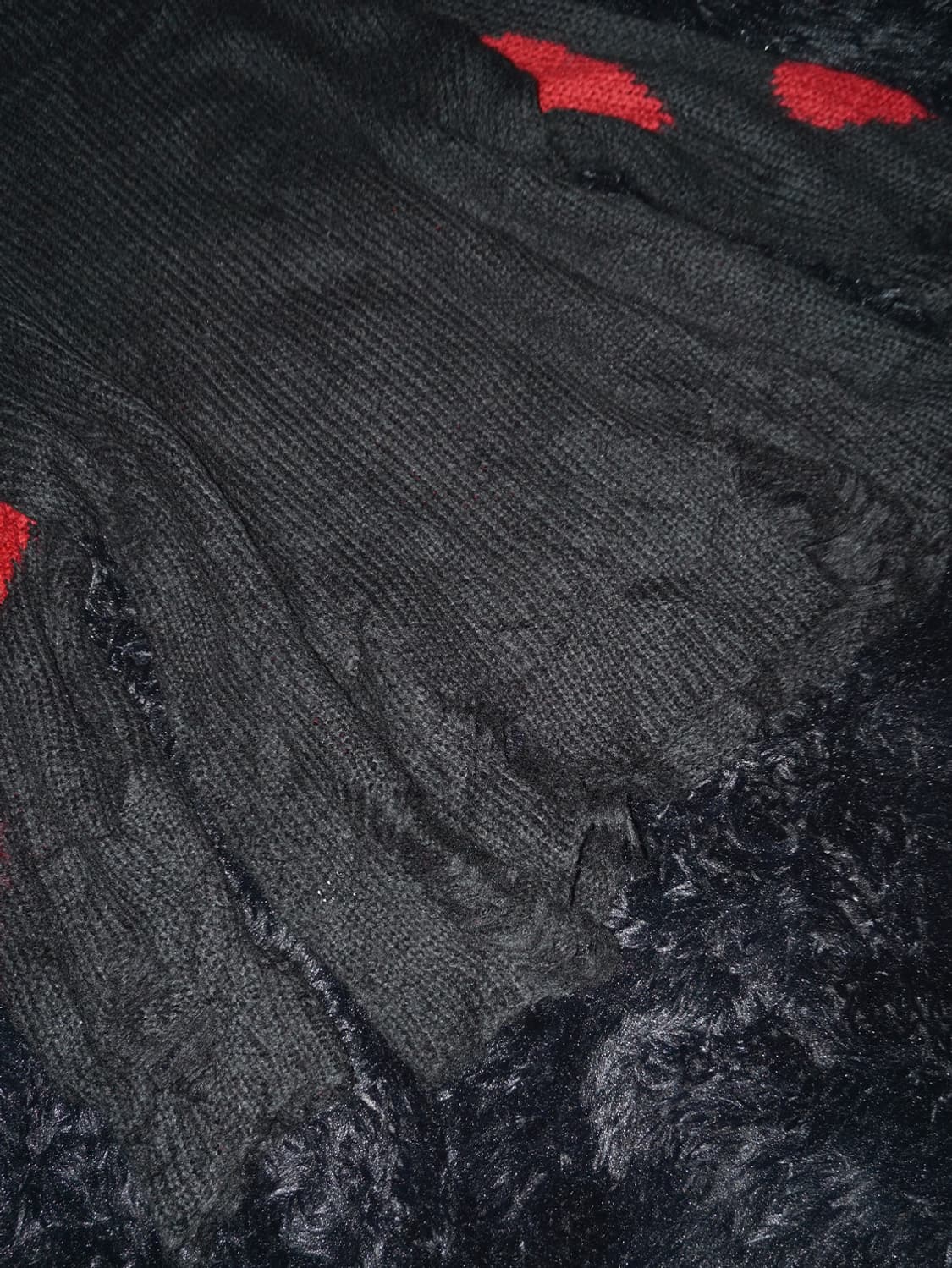 grunge punk heart knit 상품이미지6