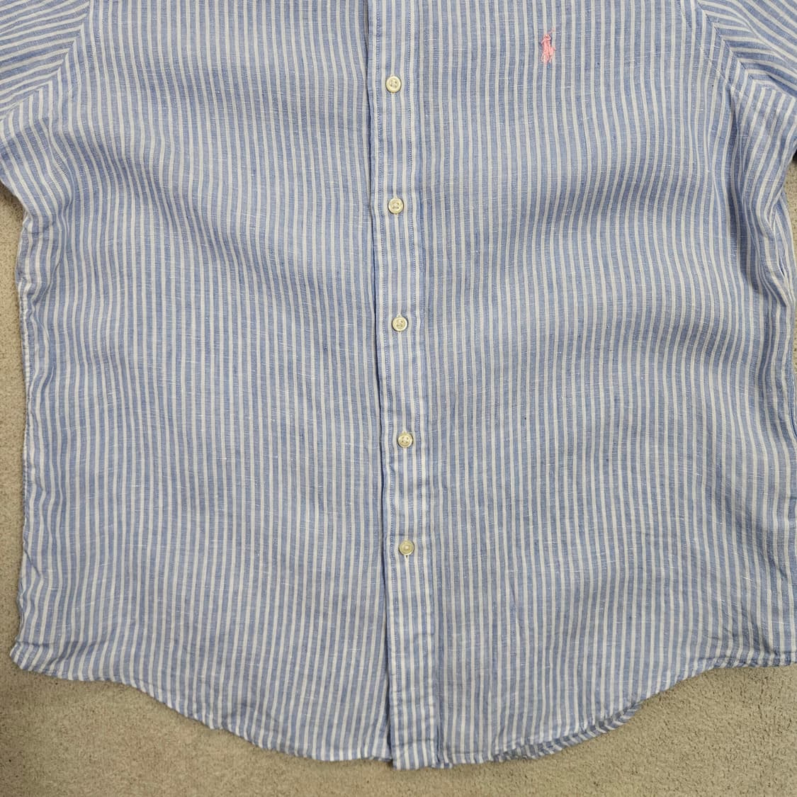 폴로 랄프 로렌 린넨 반팔 셔츠 L 상품이미지3