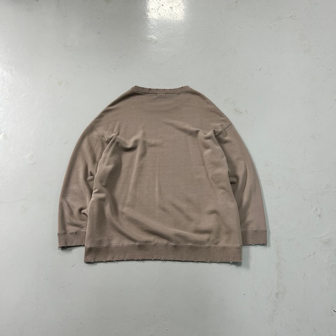 언더커버 17AW 데미지드 오버사이즈 스웻 상품이미지4