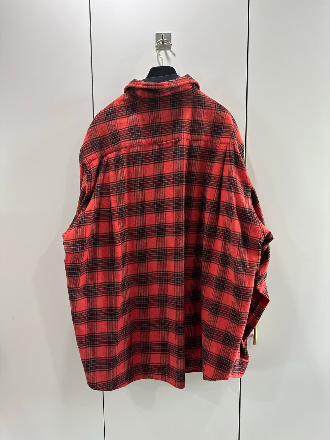 발렌시아가 트롱프뢰유 오버사이즈 체크 셔츠 1사이즈 상품이미지9